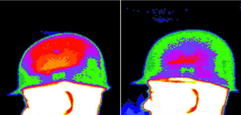 Větrání přilby Větrání přilby