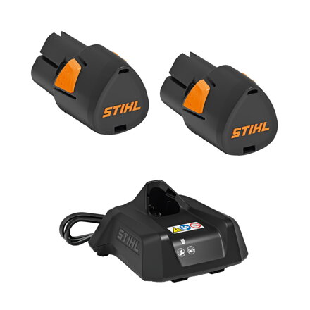 2 Akumulátory AS 2 + Nabíječka AL 1