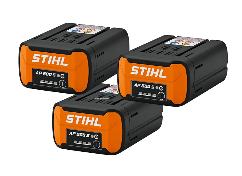 3x Akumulátor AP 500 S